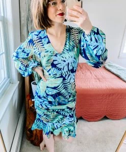 Trendsi Apparel Resort Ruffle Hem Dress