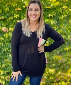 Boutique Simplified Something Magical Long Sleeve Top