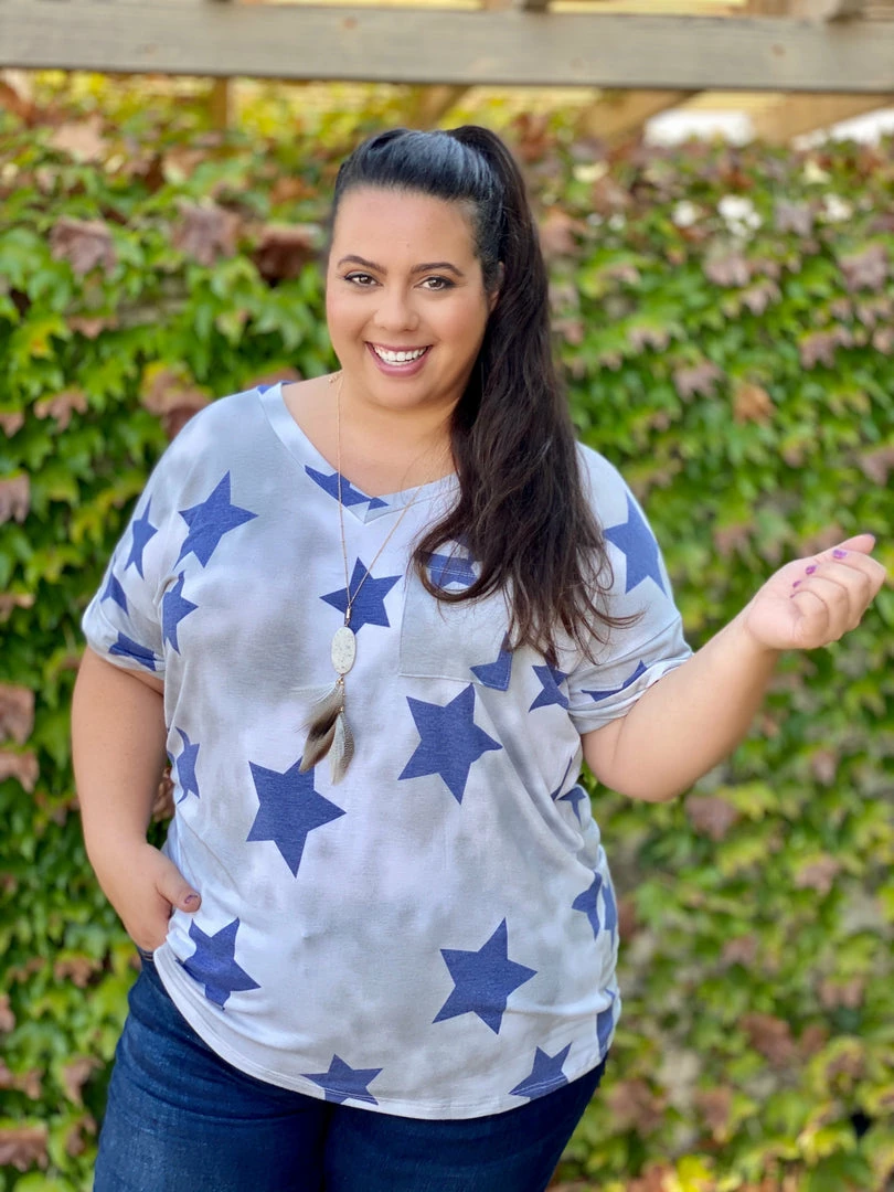 Boutique Simplified Hazy Skies Boyfriend Tee 2 Boutique Simplified Hazy Skies Boyfriend Tee