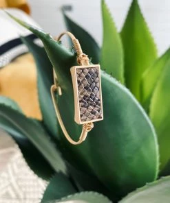 No Ship Drop Ship Apparel Do A Good Turn Snake Print Bracelet