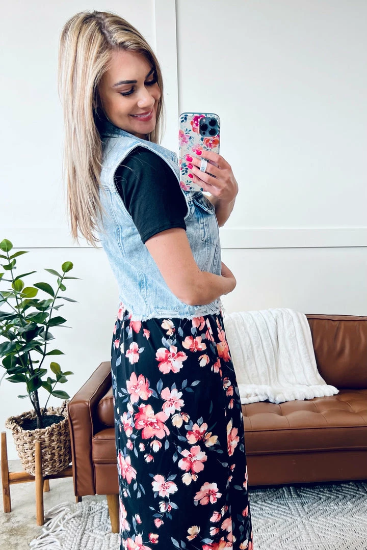 No Ship Drop Ship Short And Sweet Distressed Denim Vest By Risen 2 No Ship Drop Ship Short And Sweet Distressed Denim Vest By Risen