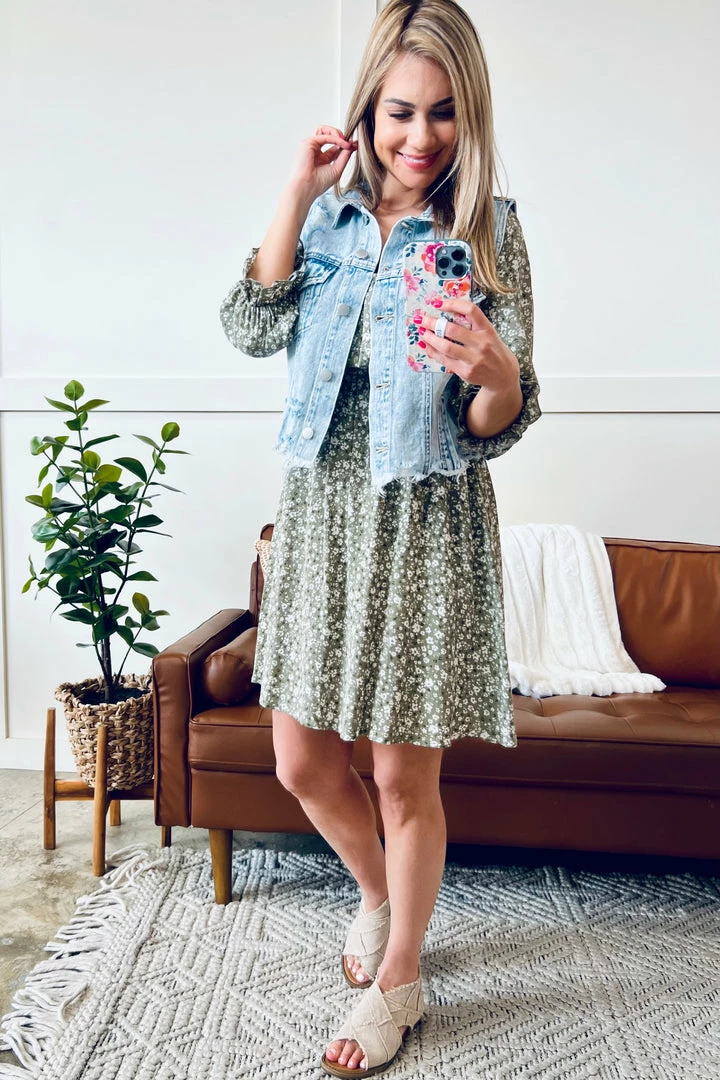 No Ship Drop Ship Short And Sweet Distressed Denim Vest By Risen 8 No Ship Drop Ship Short And Sweet Distressed Denim Vest By Risen