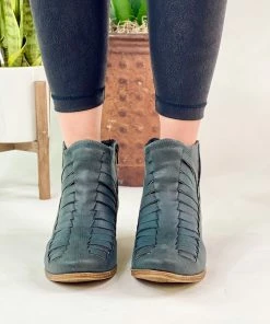 Not Rated Isabel Booties In Teal Apparel