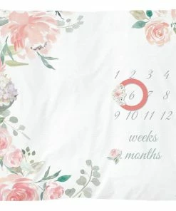 Itzy Ritzy *NEW* Cutie Captures™ Floral Milestone Blanket