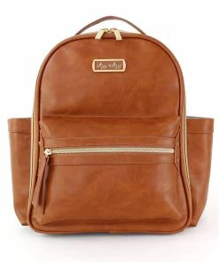 Itzy Ritzy Motherhood + Moments Cognac Itzy Mini⢠Diaper Bag Backpack