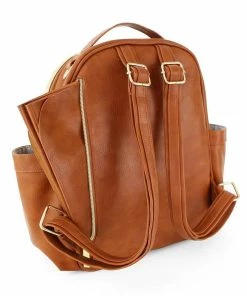 Itzy Ritzy Motherhood + Moments Cognac Itzy Mini™ Diaper Bag Backpack