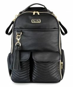 Itzy Ritzy Jetsetter Black Boss Backpack™ Diaper Bag Motherhood + Moments