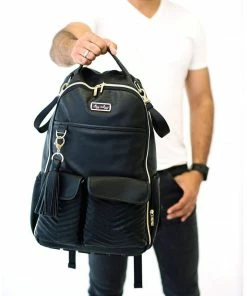 Itzy Ritzy Jetsetter Black Boss Backpack™ Diaper Bag Motherhood + Moments