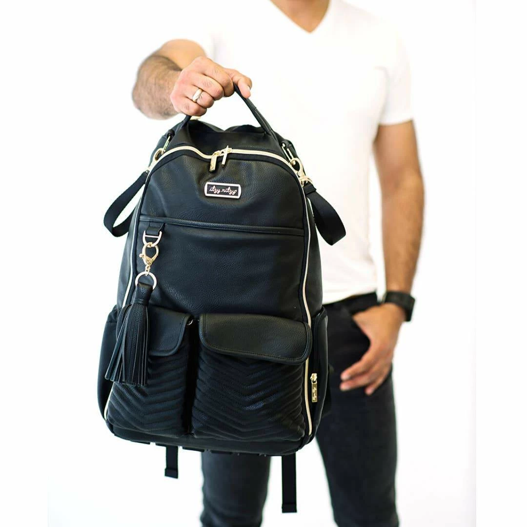Itzy Ritzy Jetsetter Black Boss Backpack™ Diaper Bag Motherhood + Moments 2 Itzy Ritzy Jetsetter Black Boss Backpack™ Diaper Bag Motherhood + Moments