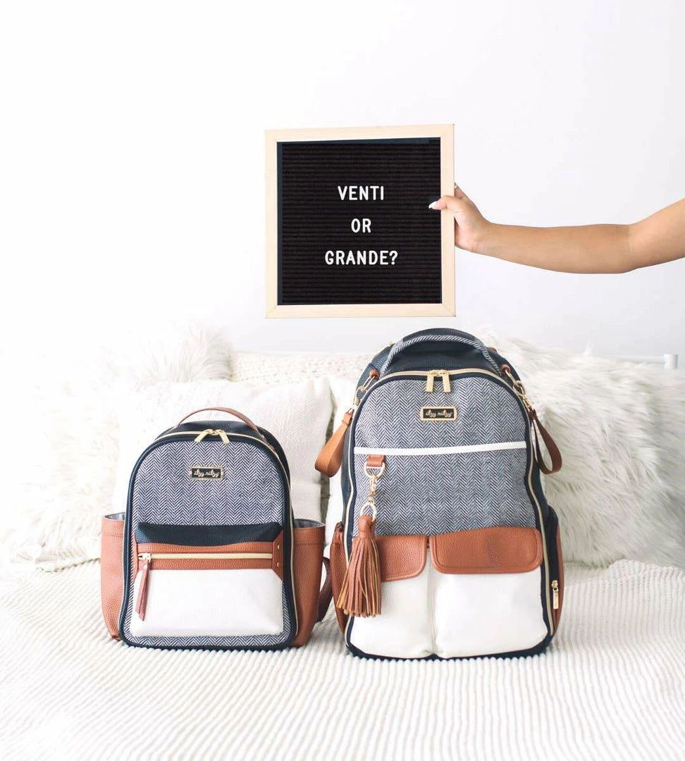 Itzy Ritzy Motherhood + Moments *NEW* Coffee & Cream Itzy Mini™ Diaper Bag Backpack 4 Itzy Ritzy Motherhood + Moments *NEW* Coffee & Cream Itzy Mini™ Diaper Bag Backpack