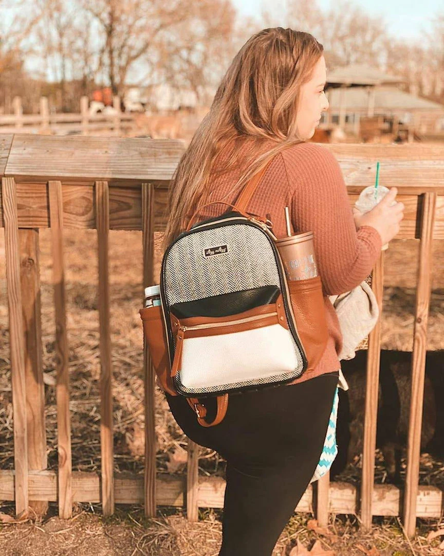 Itzy Ritzy Motherhood + Moments *NEW* Coffee & Cream Itzy Mini™ Diaper Bag Backpack 3 Itzy Ritzy Motherhood + Moments *NEW* Coffee & Cream Itzy Mini™ Diaper Bag Backpack
