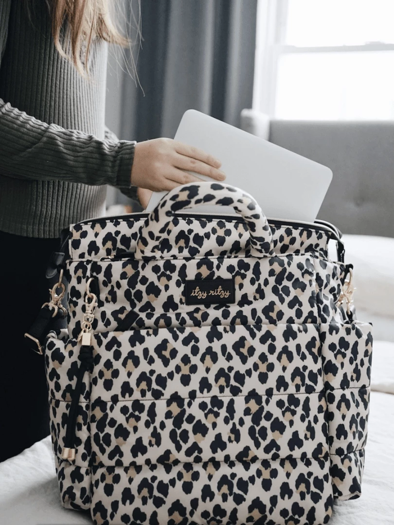 Itzy Ritzy Motherhood + Moments NEW Dream Convertible™ Leopard Diaper Bag 10 Itzy Ritzy Motherhood + Moments NEW Dream Convertible™ Leopard Diaper Bag