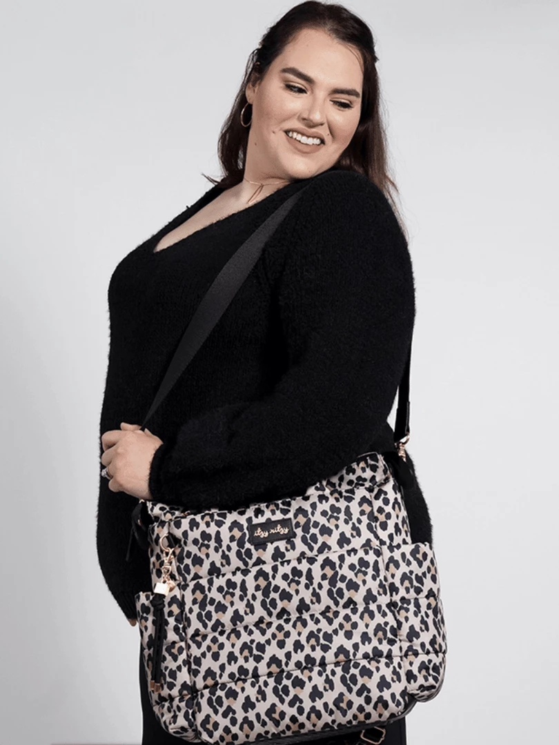 Itzy Ritzy Motherhood + Moments NEW Dream Convertible™ Leopard Diaper Bag 3 Itzy Ritzy Motherhood + Moments NEW Dream Convertible™ Leopard Diaper Bag