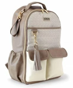 Itzy Ritzy Vanilla Latte Boss Backpack™ Diaper Bag Motherhood + Moments