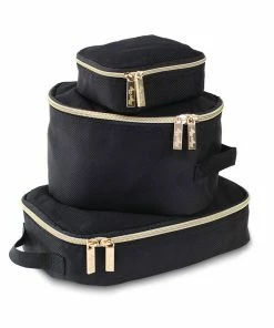 Itzy Ritzy Black & Gold Pack Like A Boss™ Diaper Bag Packing Cubes Motherhood + Moments