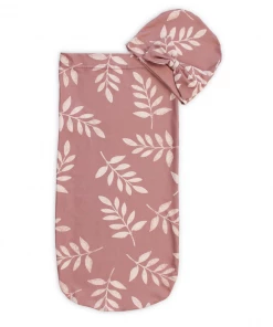 Itzy Ritzy Cutie Cocoon™ Mauve Floral Matching Cocoon & Hat Sets