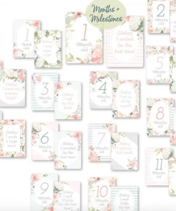 Itzy Ritzy Motherhood + Moments ITZY MOMENTS™ - DOUBLE-SIDED BABY MILESTONE CARDS