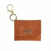 Itzy Ritzy NEW Cognac Itzy Mini Wallet™ Card Holder & Key Chain Charm