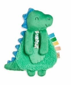 Itzy Ritzy NEW Itzy Lovey™ Green Dino Plush With Silicone Teether Toy