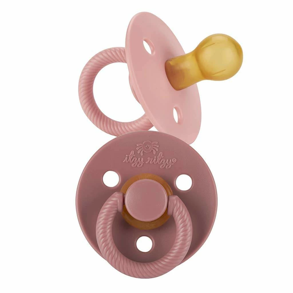 Itzy Ritzy Apparel NEW Itzy Soother™ Pink Natural Rubber Pacifier Sets 1 Itzy Ritzy Apparel NEW Itzy Soother™ Pink Natural Rubber Pacifier Sets