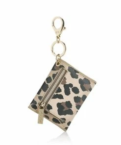 Itzy Ritzy NEW Leopard Itzy Mini Wallet™ Card Holder & Key Chain Charm
