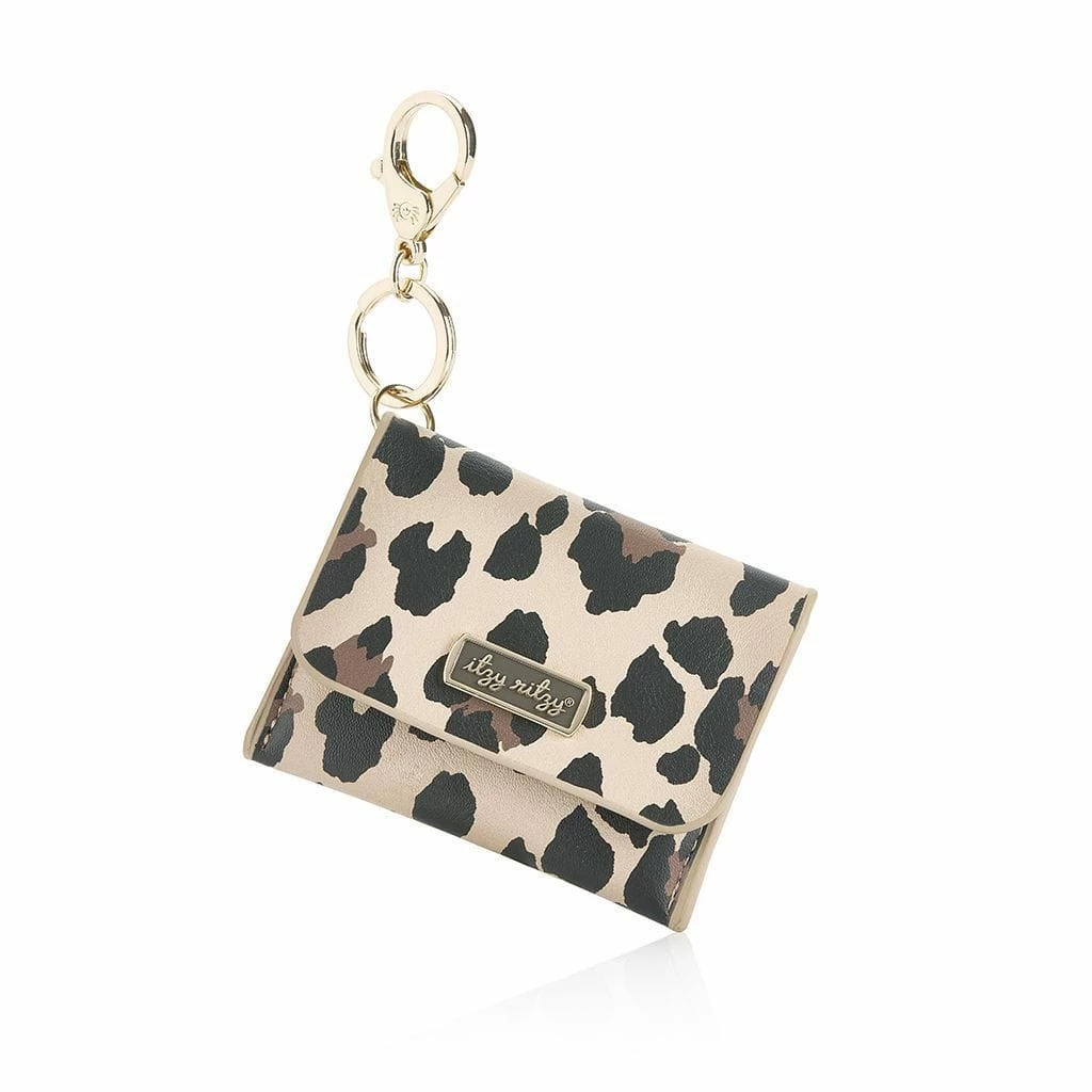 Itzy Ritzy NEW Leopard Itzy Mini Wallet™ Card Holder & Key Chain Charm 4 Itzy Ritzy NEW Leopard Itzy Mini Wallet™ Card Holder & Key Chain Charm