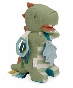 Itzy Ritzy NEW Link & Love™ Dino Activity Plush With Teether Toy