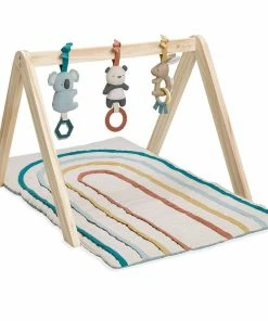 Itzy Ritzy Motherhood + Moments NEW Ritzy Activity Gym™ Wooden Gym With Toys