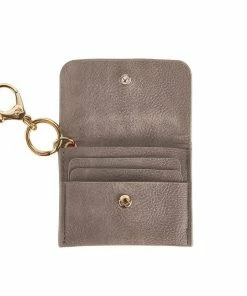 Itzy Ritzy NEW Taupe Itzy Mini Wallet™ Card Holder & Key Chain Charm Apparel