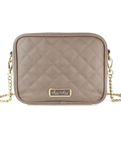 Itzy Ritzy Taupe Double Take™ Crossbody Diaper Bag Motherhood + Moments