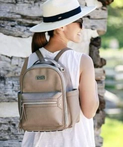 Itzy Ritzy Motherhood + Moments Taupe Itzy Mini™ Diaper Bag Backpack