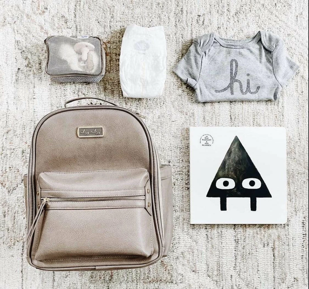 Itzy Ritzy Motherhood + Moments Taupe Itzy Mini™ Diaper Bag Backpack 4 Itzy Ritzy Motherhood + Moments Taupe Itzy Mini™ Diaper Bag Backpack