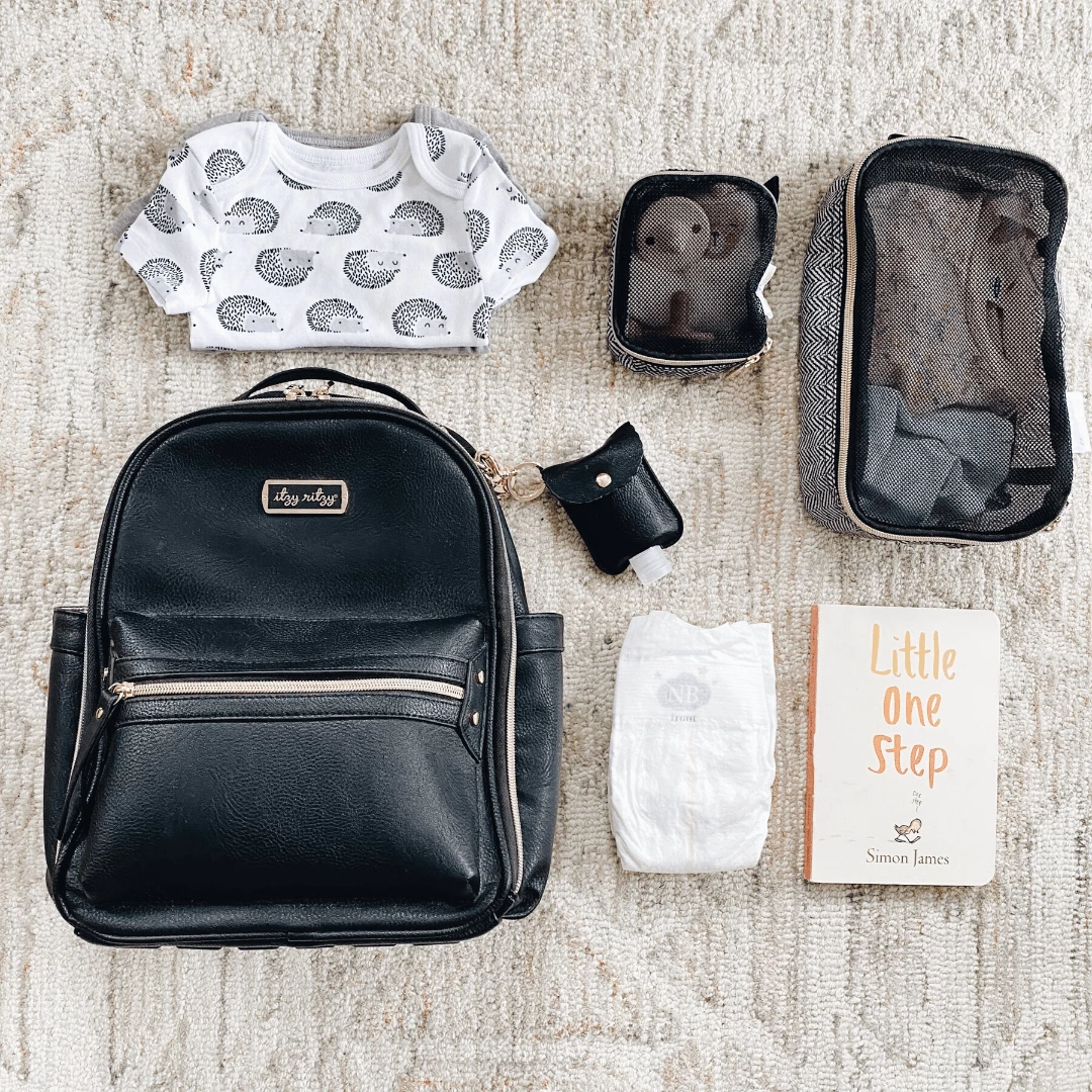 Itzy Ritzy Black Itzy Mini™ Diaper Bag Backpack Motherhood + Moments 2 Itzy Ritzy Black Itzy Mini™ Diaper Bag Backpack Motherhood + Moments