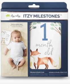 Itzy Ritzy Motherhood + Moments Woodland Itzy Moments™ Double-Sided Milestone Cards