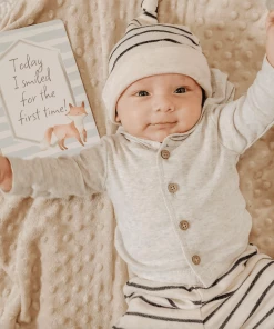 Itzy Ritzy Motherhood + Moments Woodland Itzy Moments™ Double-Sided Milestone Cards