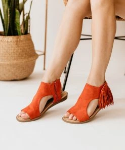 Not Rated Jas Sandals In Rust Shoes