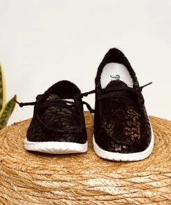 Apparel Gypsy Jazz Jazzy Sneaker In Black Leopard