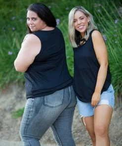 Boutique Simplified Criss Cross You Don't Stop - Black