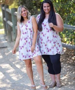 Boutique Simplified Burgundy Delight Swing Dress