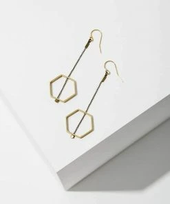 Larissa Loden Jewelry Larissa Loden Horizon Hexagon Earrings