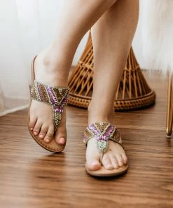 Naughty Monkey La Taj Beaded Sandal Apparel