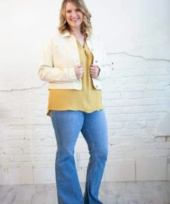 Le Lis White Eyelet Jacket W/ Pockets