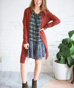 LLove Bohemian Mix Print Dress Apparel