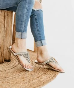 Naughty Monkey Loving U Sandal In Silver