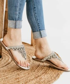 Naughty Monkey Loving U Sandal In Silver