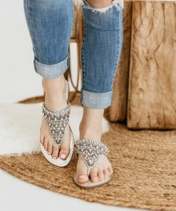 Naughty Monkey Loving U Sandal In Silver