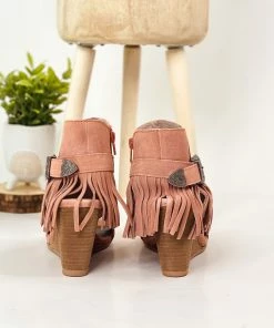 Shoes Naughty Monkey L'Roy Wedge In Brick