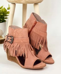 Shoes Naughty Monkey L'Roy Wedge In Brick