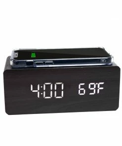 Mad Man Alarm Clock With Wireless Charging Station Apparel