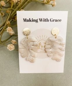 Making With Grace Faux Marbled Monstera